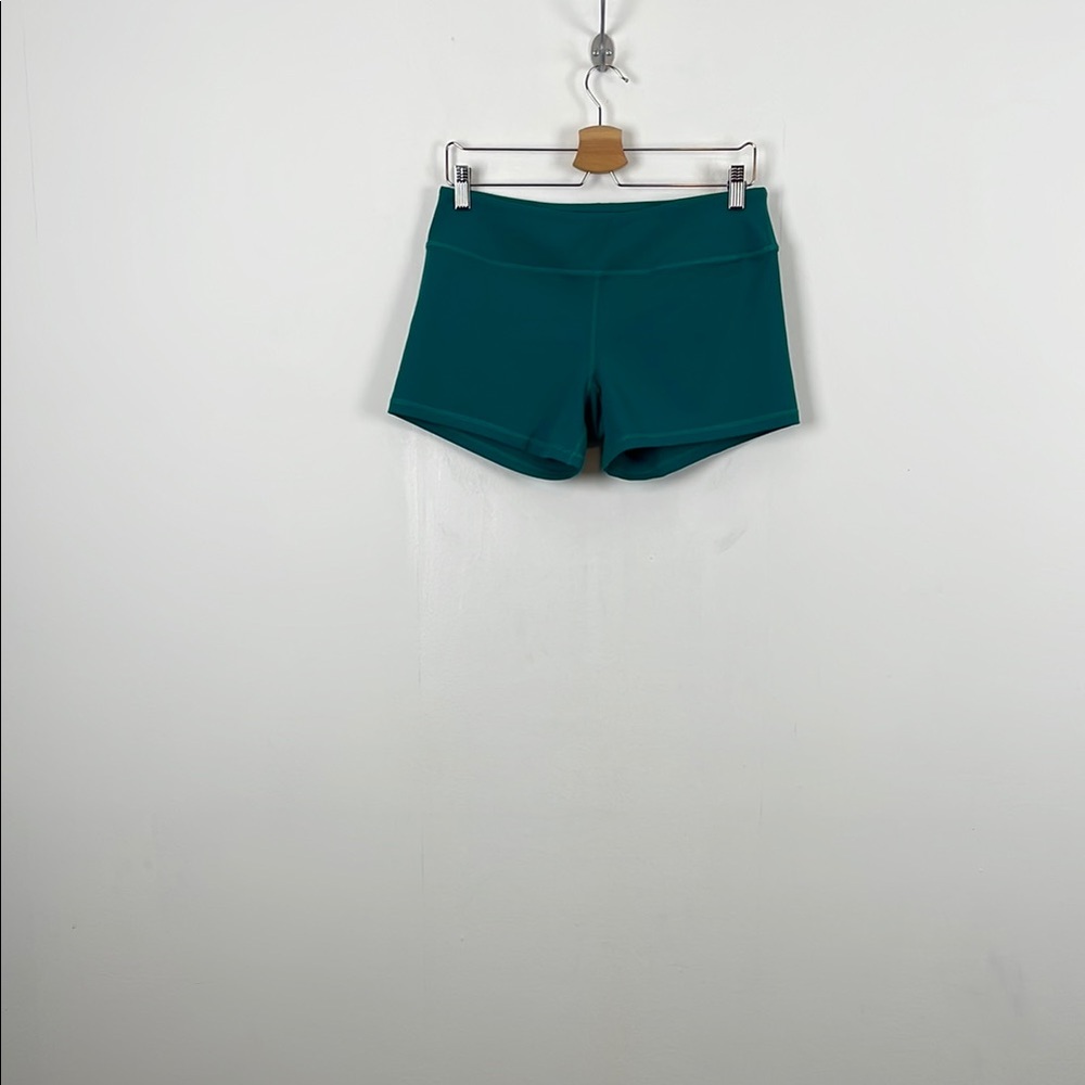 Born Primitive Athletic Gym Booty Shorts Stretch Running Green Women's XL Yoga